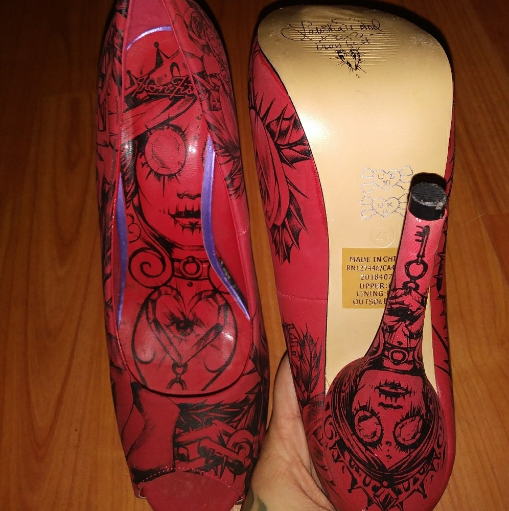 Iron Fist sz 10 Voodoo heels